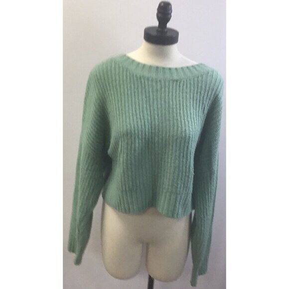 Womans Open Edit Mint Green Sweater size L - Picture 1 of 2